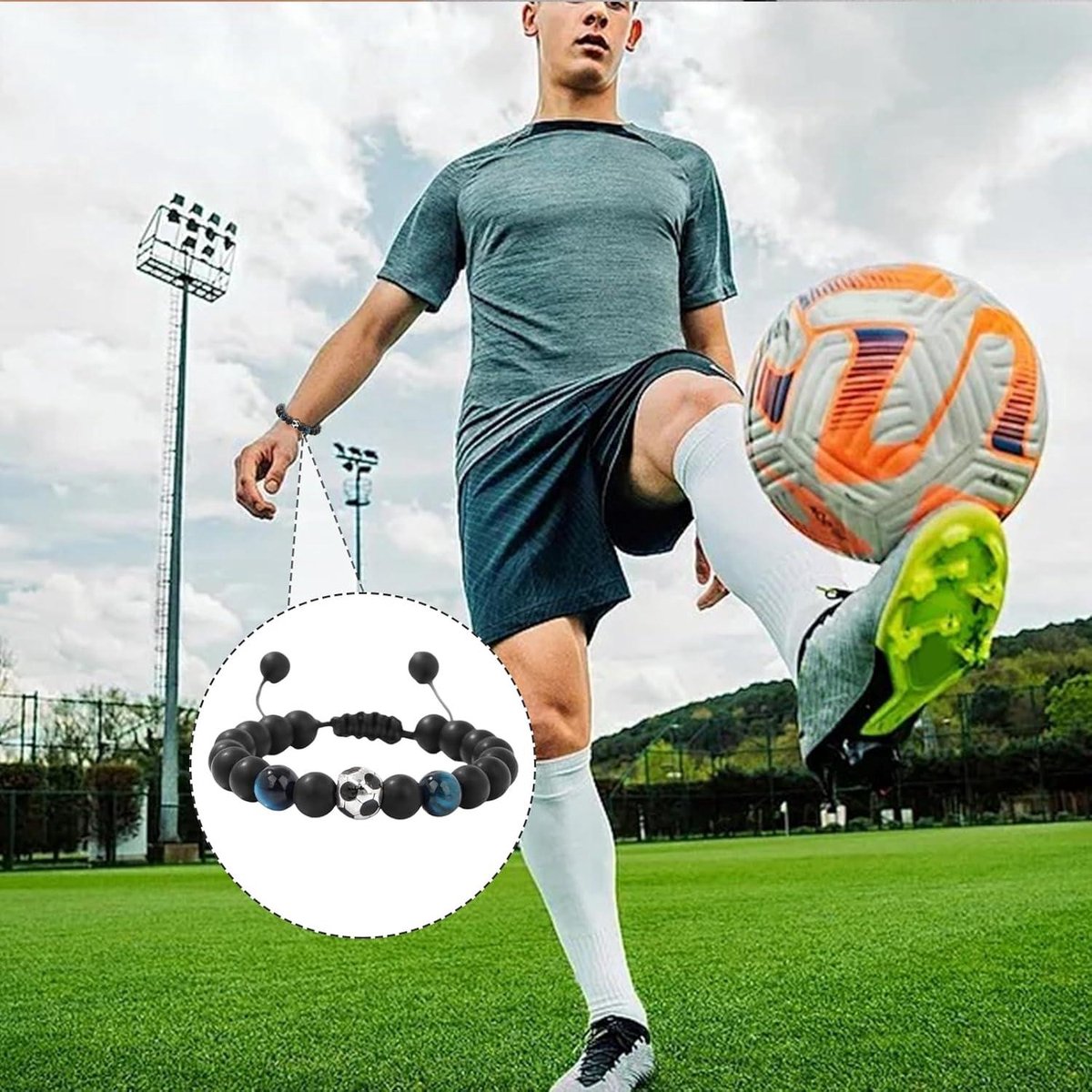 Voetbal armband jongens 1-12 jaar