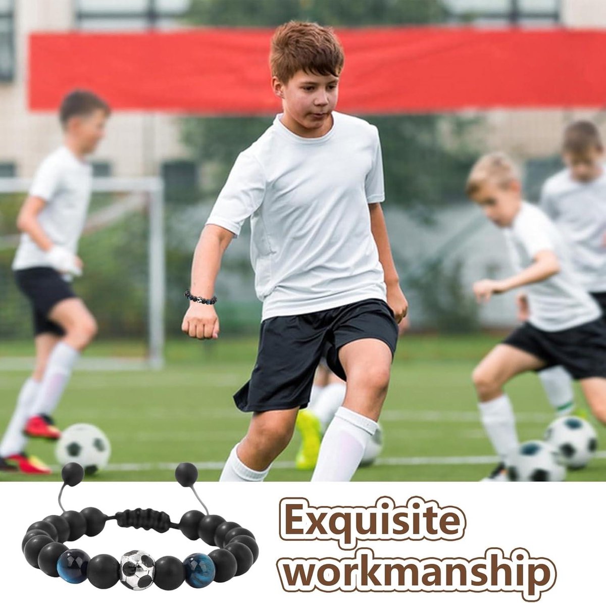 Voetbal armband jongens 1-12 jaar