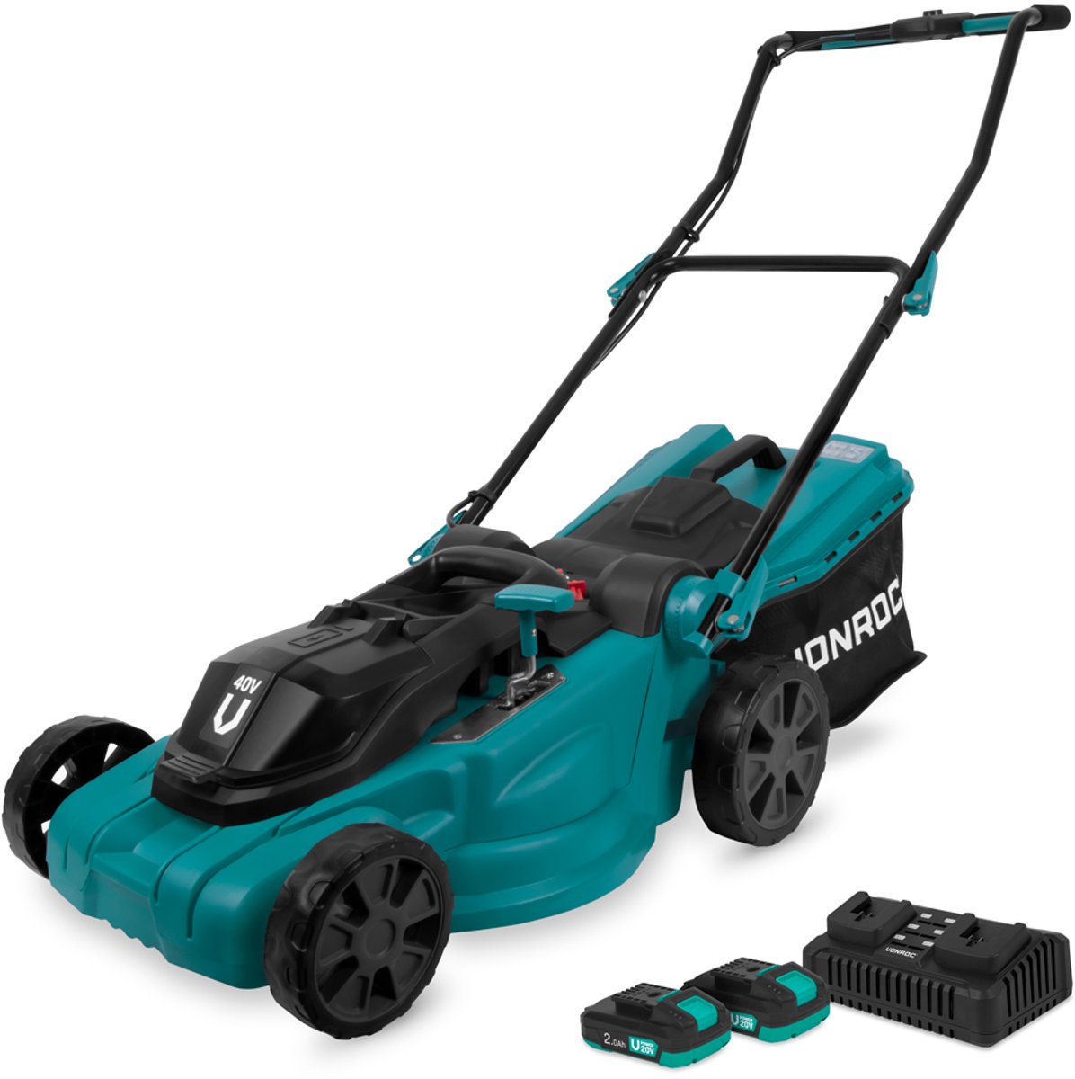 De VONROC 40V Accu Grasmaaier 38 cm in één oogopslag