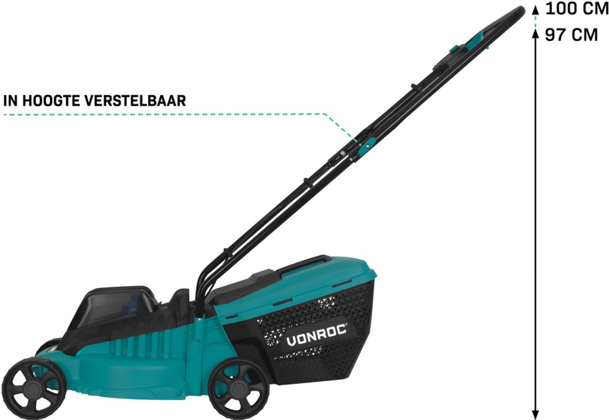 VONROC Accu Grasmaaier 20V 32 cm