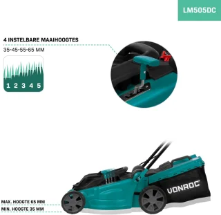 VONROC Accu Grasmaaier 40V 38 cm