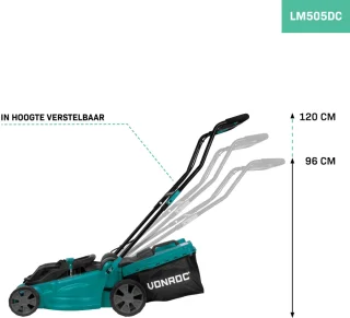 VONROC Accu Grasmaaier 40V 38 cm