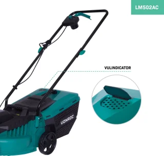 VONROC Grasmaaier 1300W en Grastrimmer 300W Set