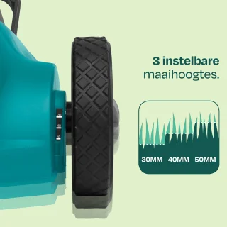 Wat vinden we goed aan de VONROC Mini Elektrische Grasmaaier 20V 22 cm
