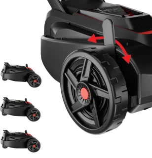 YARDIO Tools EasyMow 220 Elektrische Accu Grasmaaier 21V 2x4.0Ah