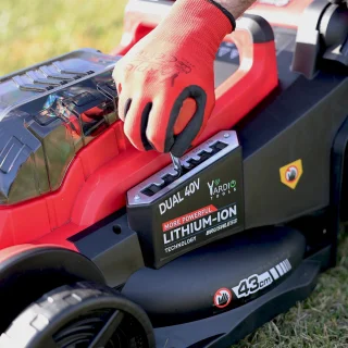 YARDIO Tools Lawnmaster 430 PRO Elektrische Accu Grasmaaier 42V 430mm