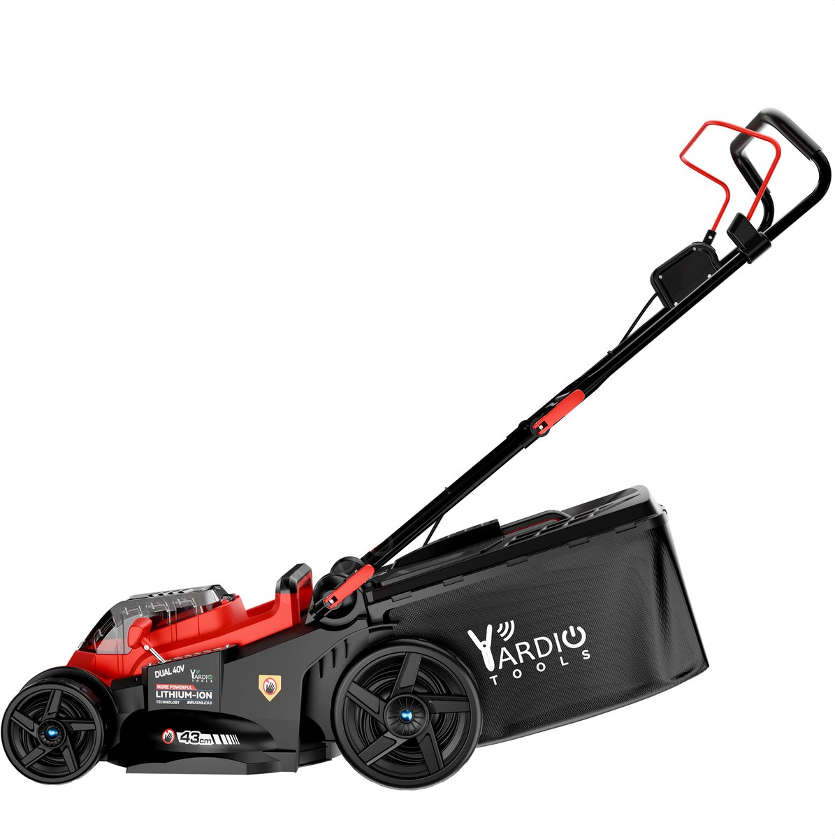 Wat vinden we goed aan de YARDIO Tools LawnMaster 430 PRO Elektrische Accu Grasmaaier 42V 430mm