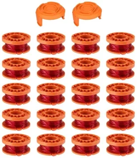 YOZHIQU 20x Vervangspolen voor Worx Accu Rasentrimmer 57x32mm