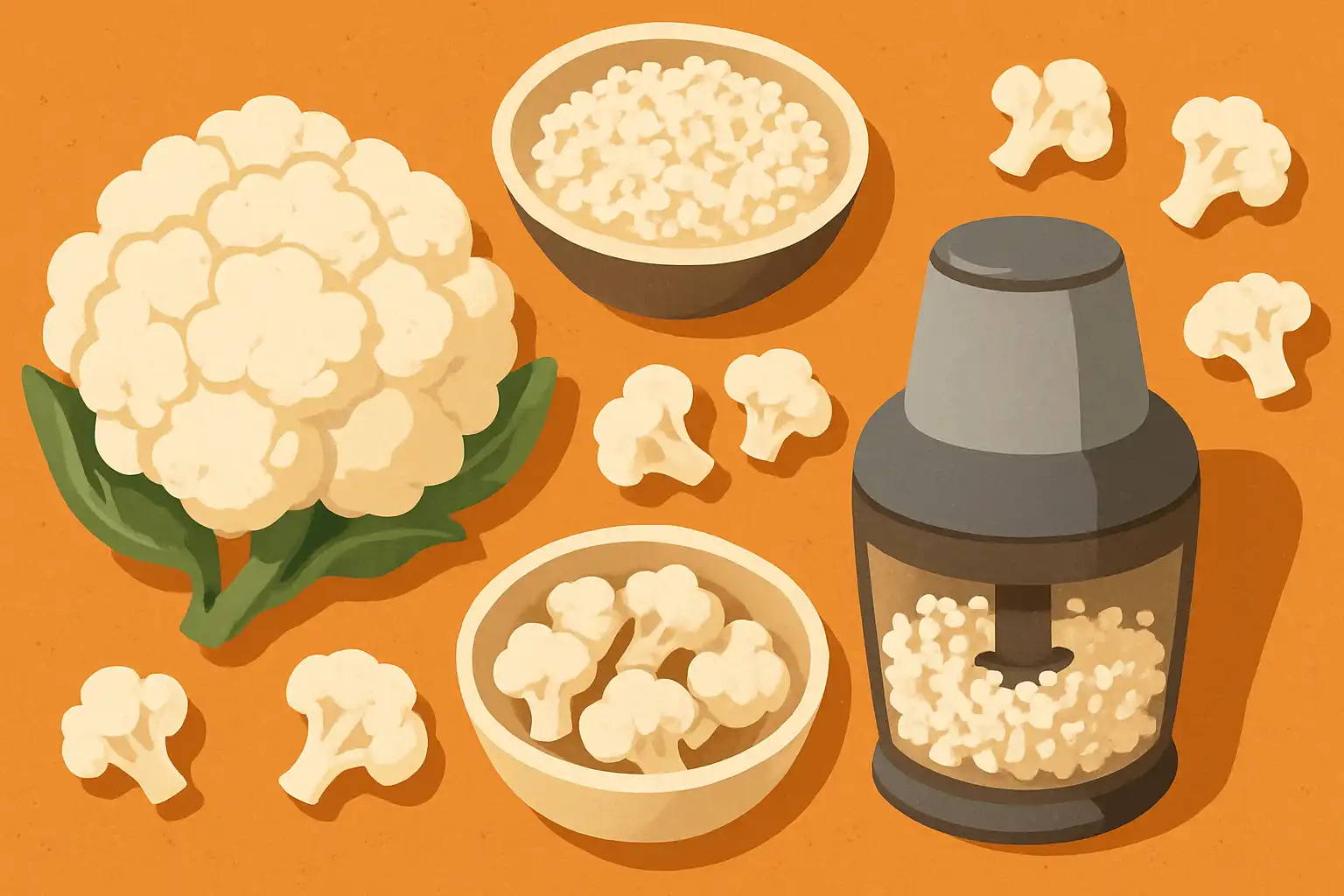 Alles uit één bloemkool: 10 verrassende gerechten die je met alleen je hakmolen maakt