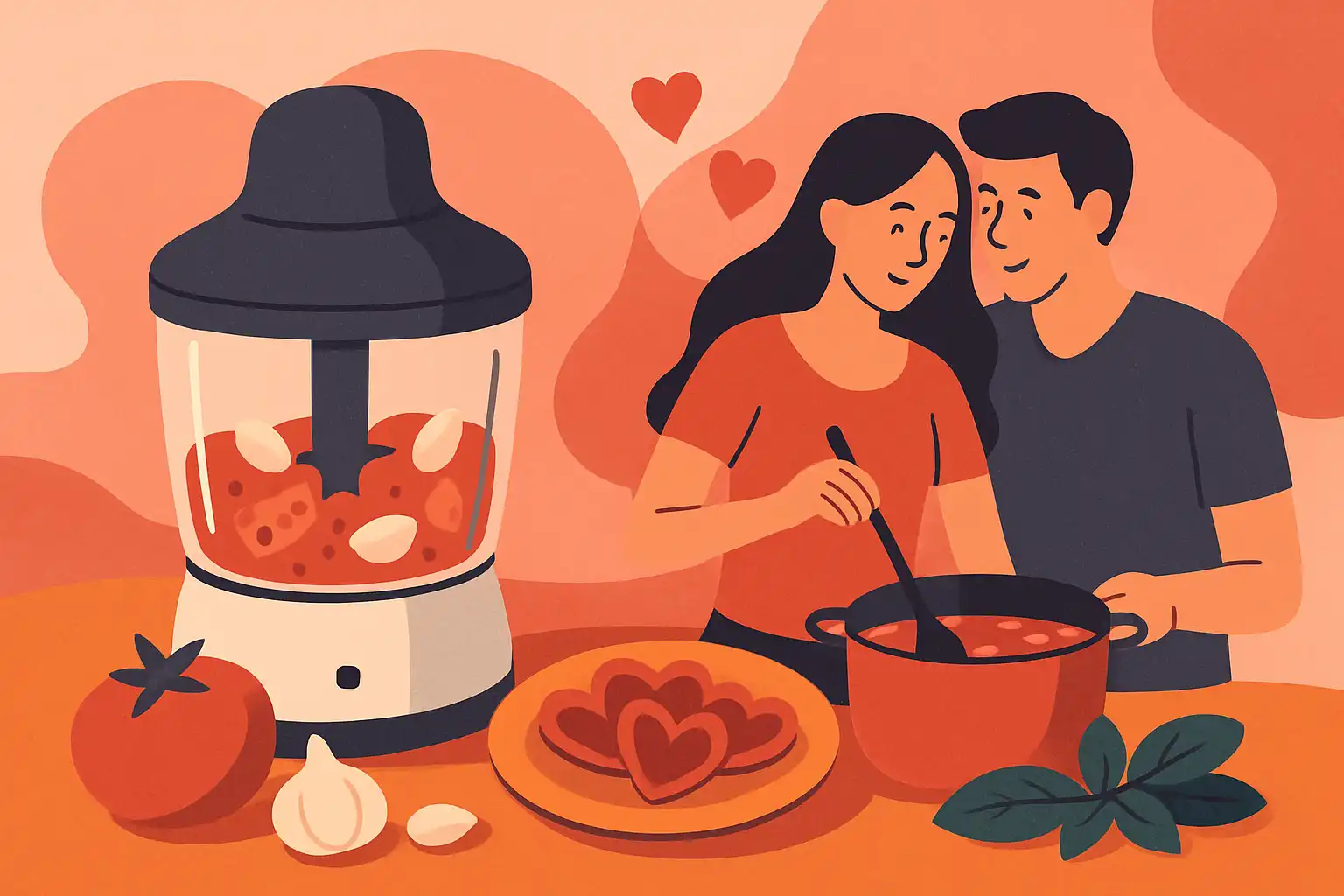 Date night met je hakmolen: 6 verrassend romantische gerechten die je samen in tien minuten maakt