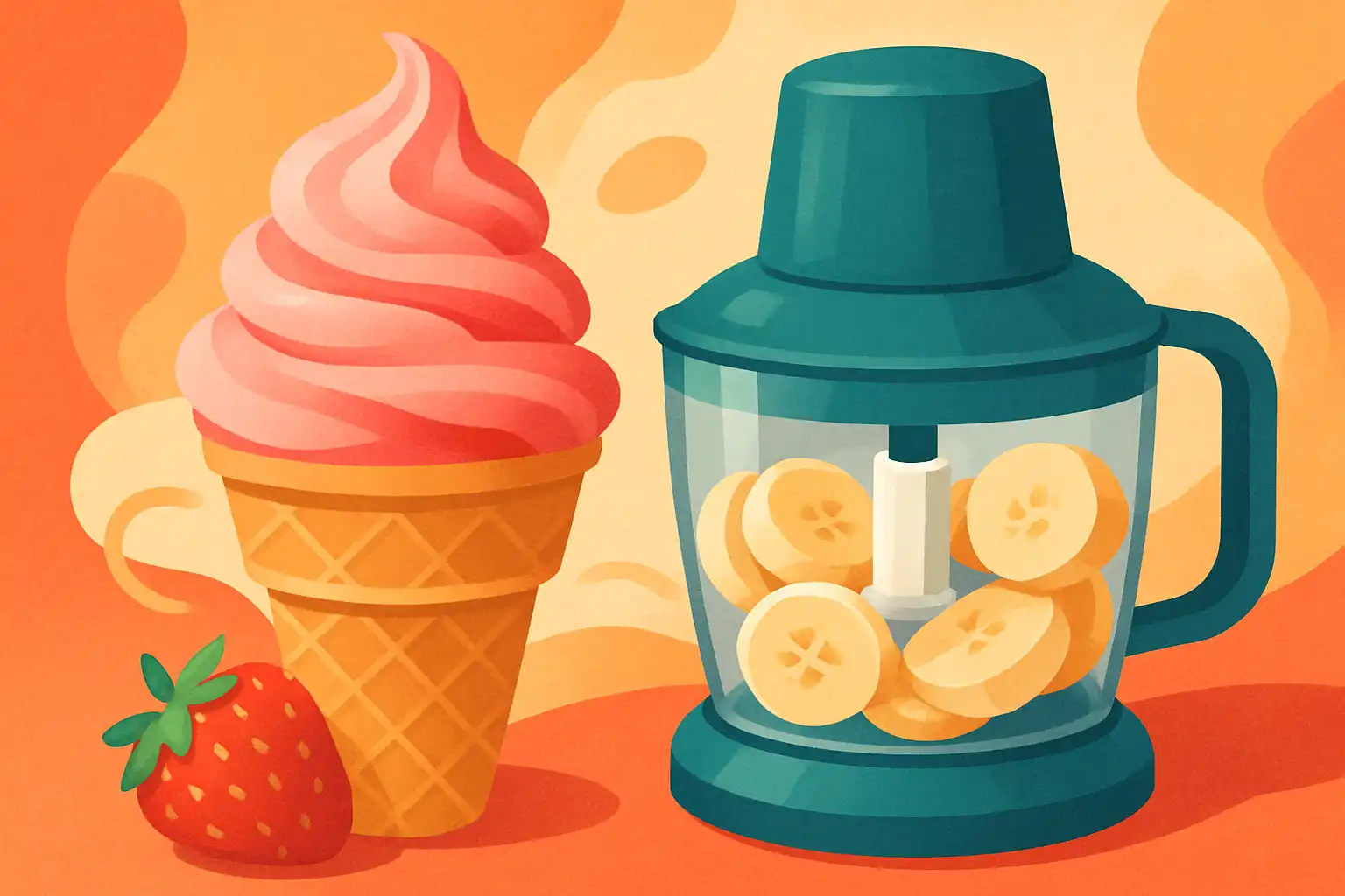 Instant nicecream: in 60 seconden soft serve ijs maken met je hakmolen