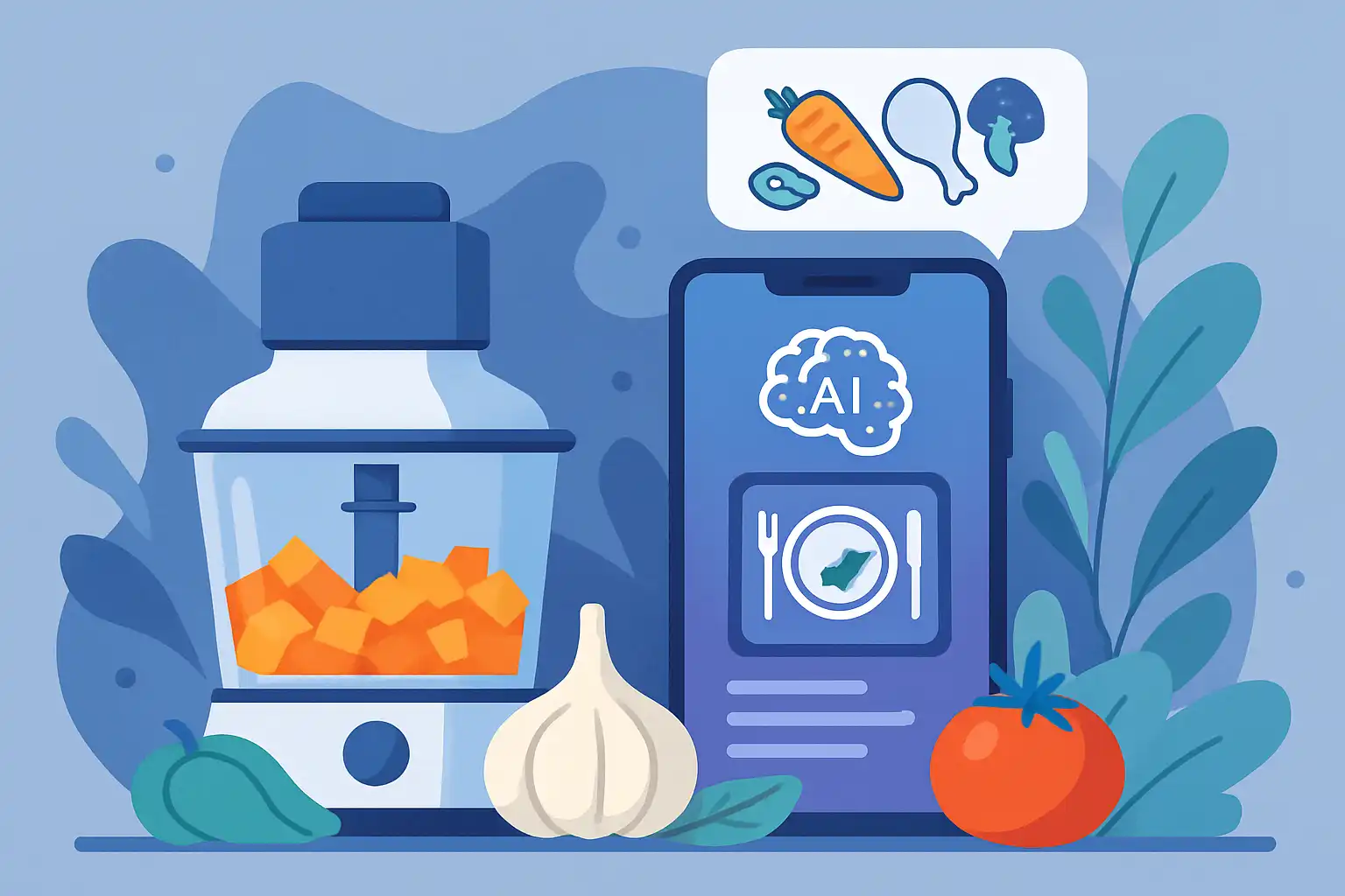 Je hakmolen en ai: slimme apps die recepten maken van wat je nog in huis hebt
