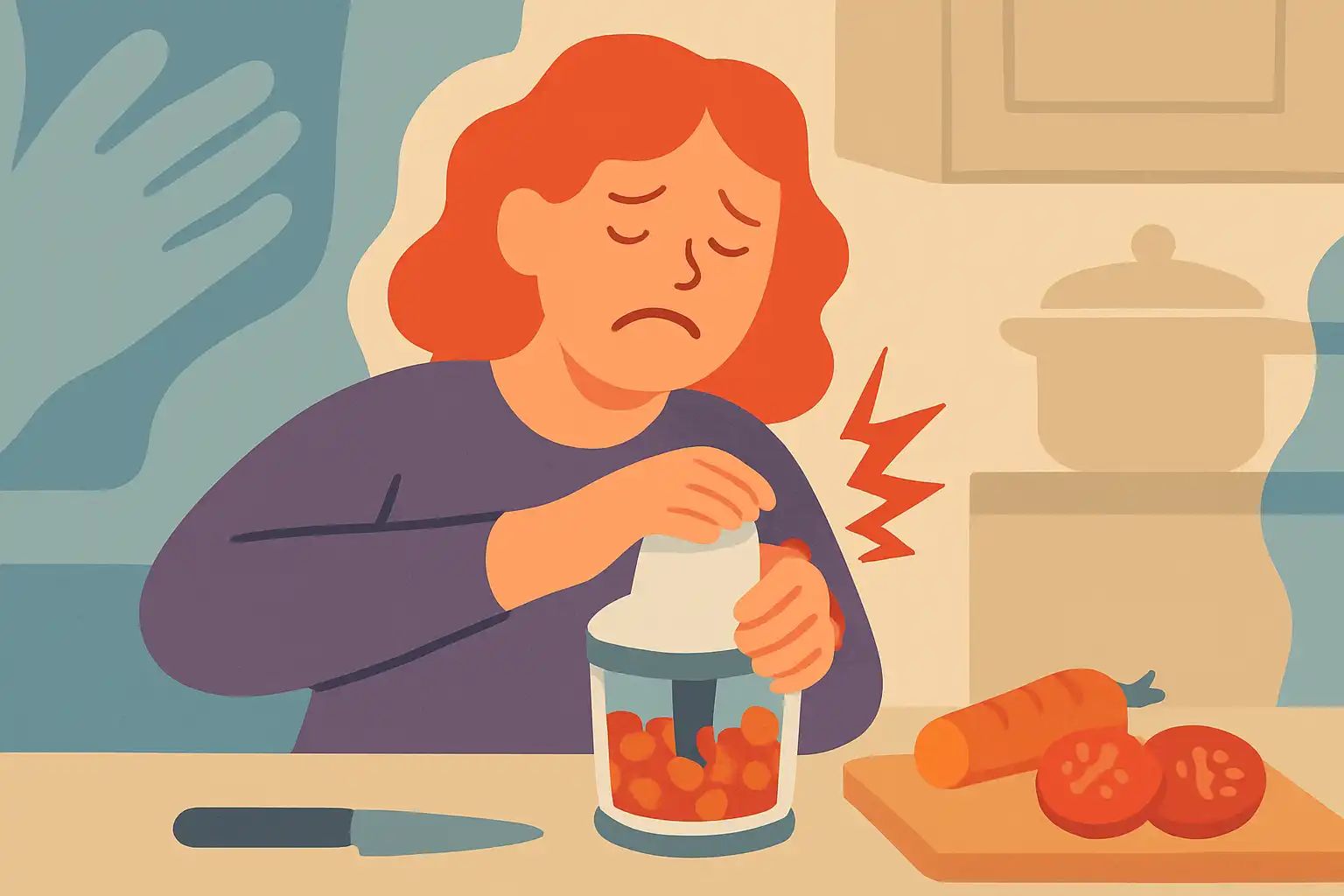 Koken zonder pijn: hoe een hakmolen mensen met artritis en beperkte handkracht vrijheid teruggeeft