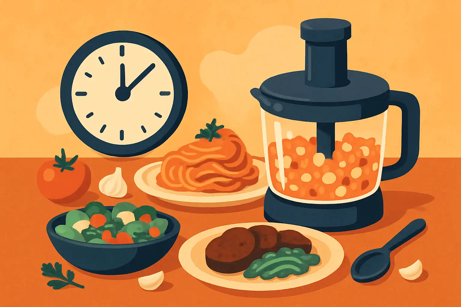 Last-minute etentje? zo zet je in 30 minuten een volledig diner op tafel met alleen je hakmolen