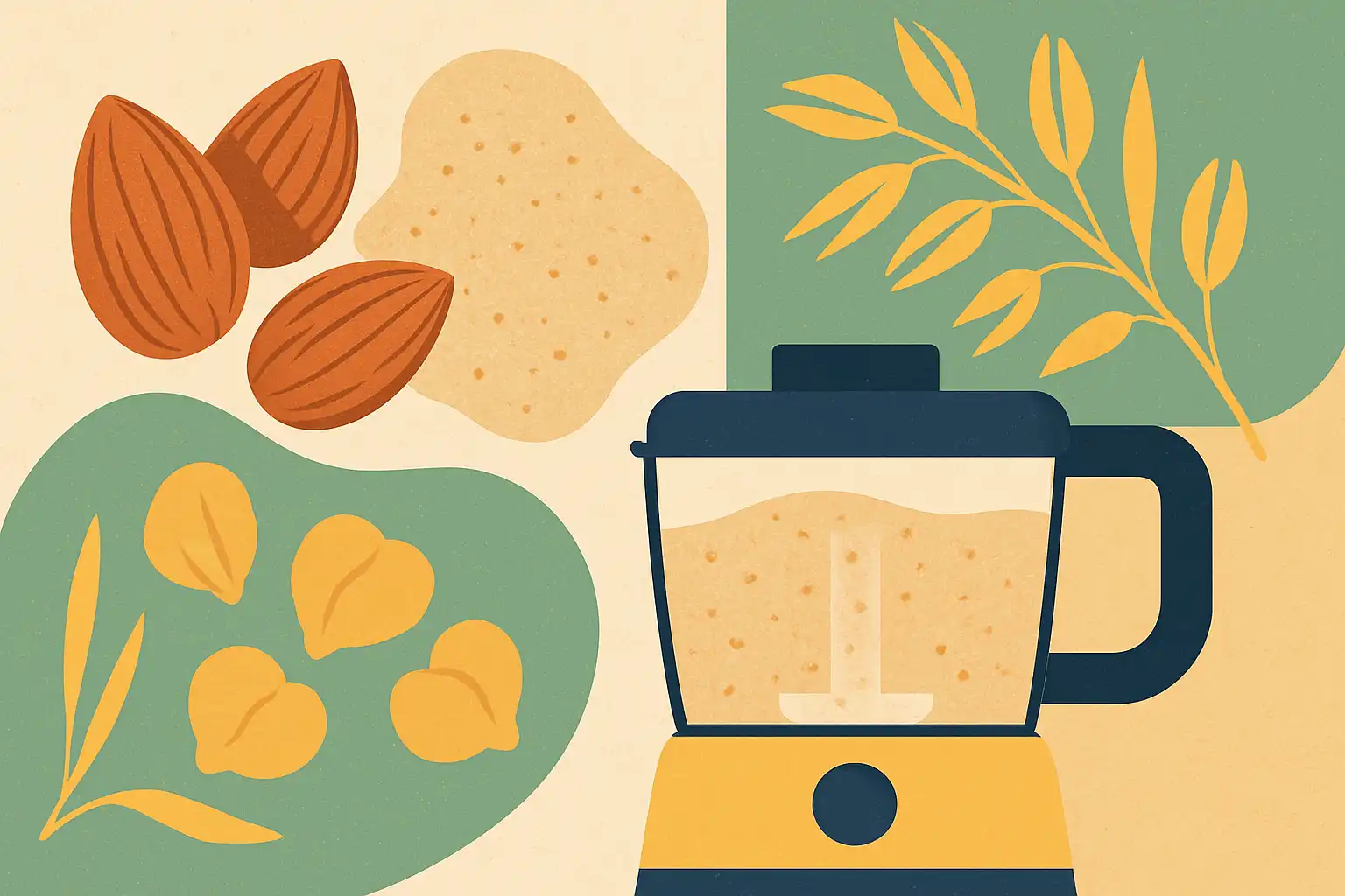 Maak je eigen glutenvrije meel in de hakmolen: amandel, havermout en kikkererwten stap voor stap