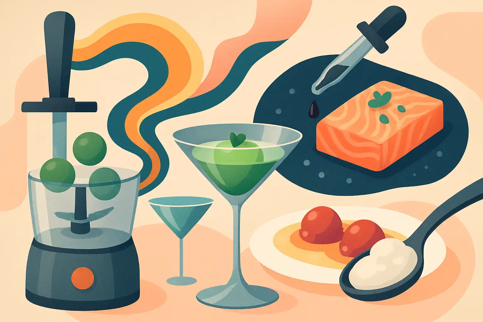 Moleculaire gastronomie thuis: restauranttrucs die je met je hakmolen kunt proberen