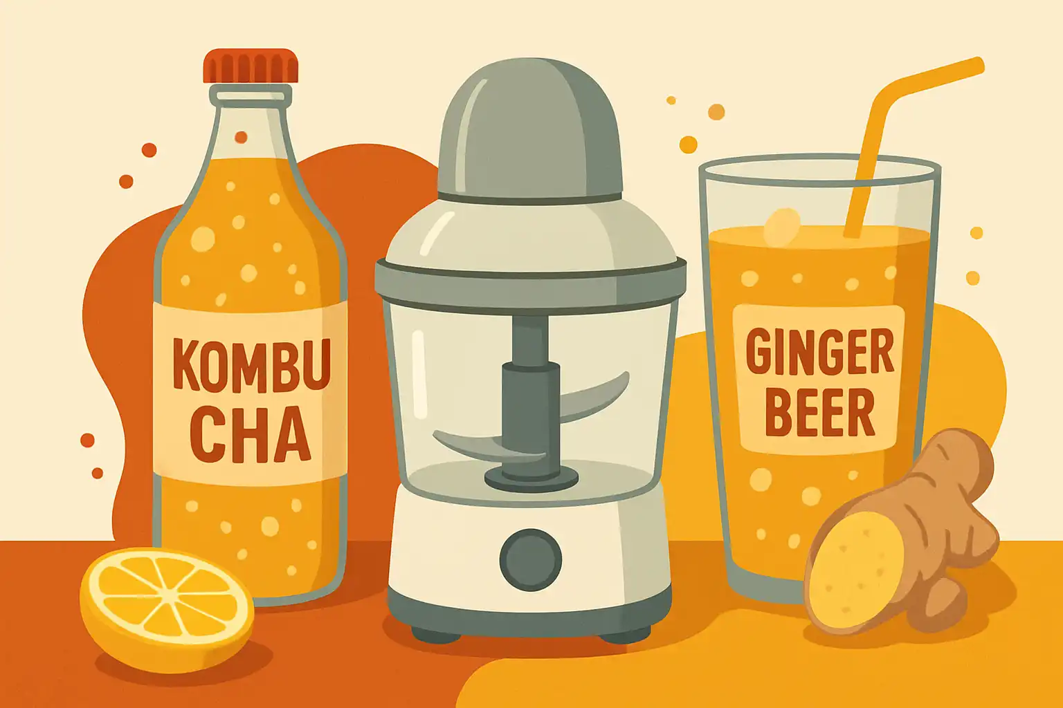 Van kombucha tot ginger beer: gefermenteerde dranken maken met je hakmolen