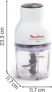 3-in-1 versnipperaar en hakmolen met druksysteem - 300W - 0,4L inhoud