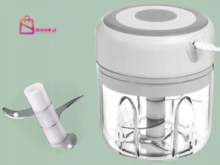 Elektrische Knoflook- & Groentehakker – USB Oplaadbaar – Draagbare Mini Chopper – hakmolen – groentesnijder – uiensnijder – 250ml – 40547
