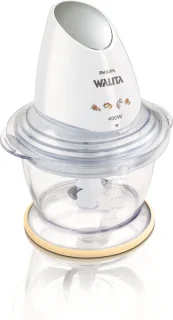 Philips Walita RI1396/00 hachoir électrique 1 L 400 W Argent, Blanc