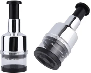 Handmatige groentehakker – Eenvoudig en snel voedsel hakken – Multifunctionele en moeiteloze voedsel hakmolen met 6 messen – Multihakker – blender – mixer – hakmolen – hakmolen – uiensnijder – chopper - 63201