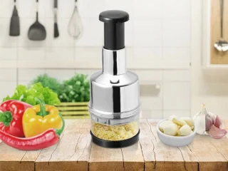 Handmatige groentehakker – Eenvoudig en snel voedsel hakken – Multifunctionele en moeiteloze voedsel hakmolen met 6 messen – Multihakker – blender – mixer – hakmolen – hakmolen – uiensnijder – chopper - 63201