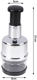 Handmatige groentehakker – Eenvoudig en snel voedsel hakken – Multifunctionele en moeiteloze voedsel hakmolen met 6 messen – Multihakker – blender – mixer – hakmolen – hakmolen – uiensnijder – chopper - 63201
