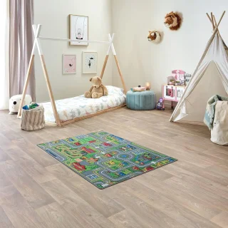 Anti-slip Speelmat voor Kinderen - 95x133cm, Wasbaar Tapijt voor Slaapkamer, Kinderkamer & Speelkamer