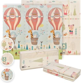 Ruimte en comfort: een royale, opvouwbare speelmat voor de allerkleinsten