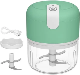 COCHO® Hakmolen elektrische - USB oplaadbal - Mini Portable Chopper - 250ml - Groen - Groentesijder