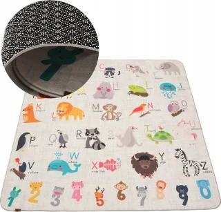 Antislip Opvouwbaar Speelkleed voor Kinderen - 150x150 cm - Wasbaar Babytapijt voor Speelkamers en Kinderkamers