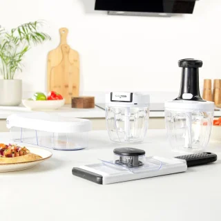 Salter 2 in 1 Mandolin Slice – Interchangeable Stainless-Steel Blades
