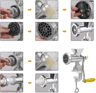 Handmatige Vleesmolen - Slijpen Worst Maker Spice Grinder - Hand Crank Keuken Gereedschap - Voor Thuis Keuken Vleeshakker
