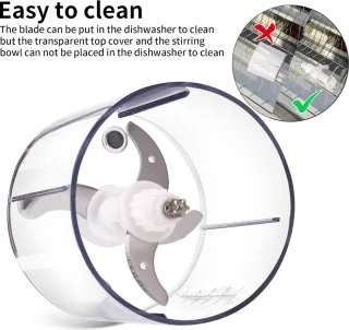 Hakmolen - Food Processor - Food Chopper - Groentesnijder - Hakmolens - Groente Chopper - Keukensnijder - Etensnijder - Keuken Accessoires