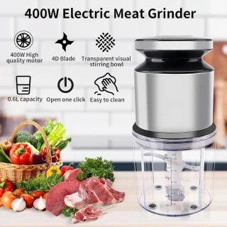 Hakmolen - Food Processor - Food Chopper - Groentesnijder - Hakmolens - Groente Chopper - Keukensnijder - Etensnijder - Keuken Accessoires