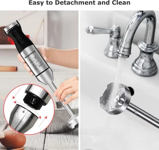 4-in-1 Stainless Steel Hakmolen Stick Blender