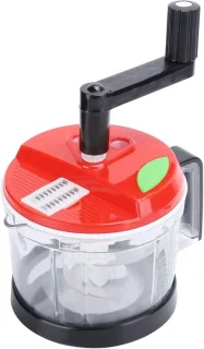 Allecto handmatige voedselhakker rood