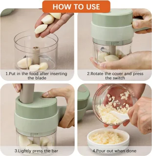 AnyPrice Elektrische Hakmolen Mini Blender Groen