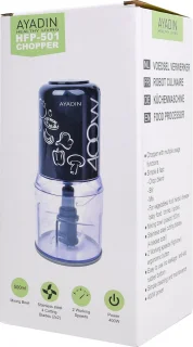 Ayadin SG660691 Mini Foodprocessor Zwart 500ML