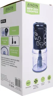 Ayadin SG660691 Mini Foodprocessor Zwart 500ML