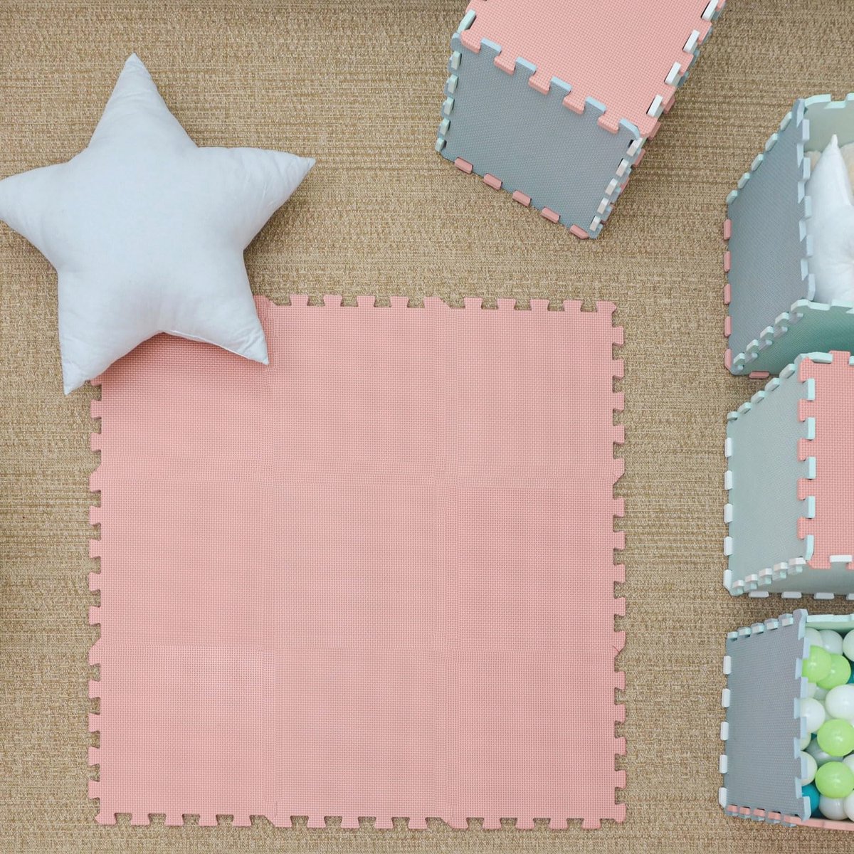 Wat vinden we goed aan de Baby Speelmat Puzzel 9-delig EVA Foam Opvouwbaar