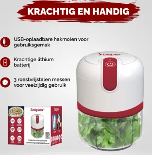 Beper Elektrische Hakmolen 250 ml