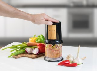 Bestron Hakmolen 500ml 400W Zwart/Hout