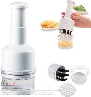 Borvat Multihakker handmatige hakmolen wit