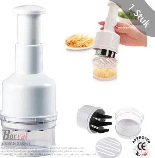 Borvat Multihakker handmatige hakmolen wit