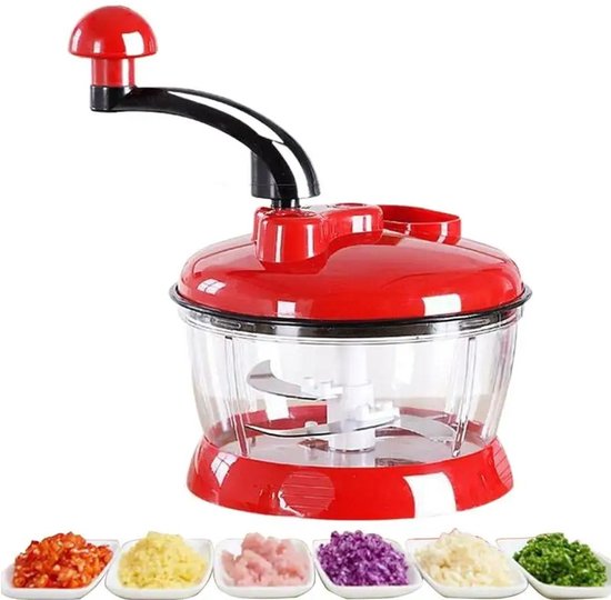 Snel, handmatig en efficiënt hakken met de Chopper Rood