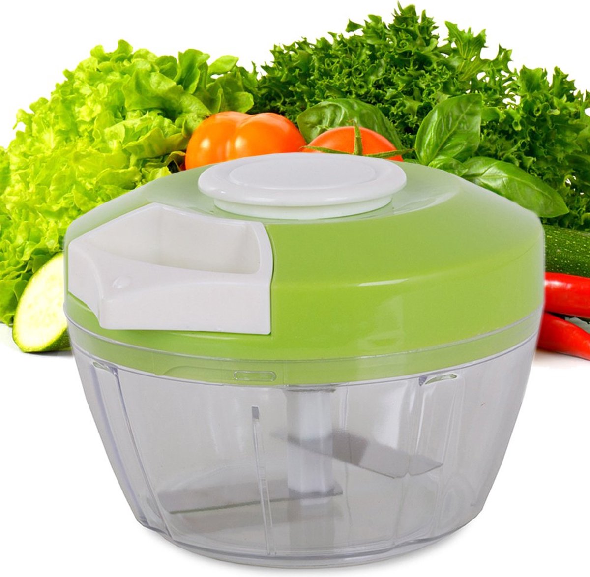 Chopper Multihakker Handmatige Hakmolen 300 ml Groen