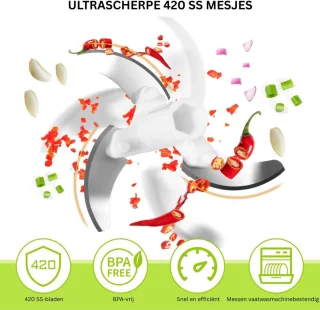 CLGP Chopper Hakmolen Zwart