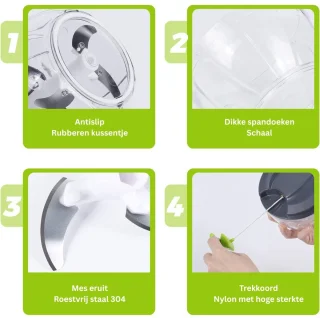 CLGP Chopper Hakmolen Zwart