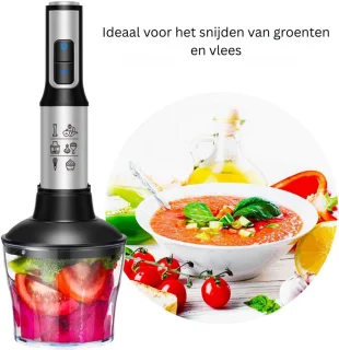 CLVP Staafmixer Set Zilver